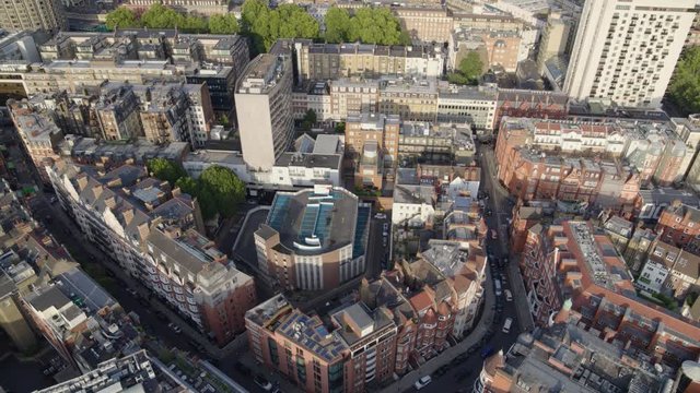Are establishing shot of high end South Kensington, featuring Knightsbridge, london