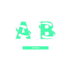 Letters A and B, arrows