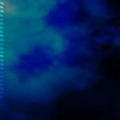 Dark BLUE vector background with rectangles.