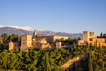 Fototapeta na wymiar Alhambra palace, Granada, Andalucia, Spain