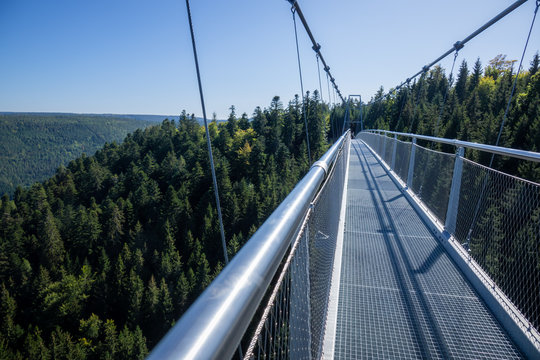 cable bridge at Bad Wildbad south Germany