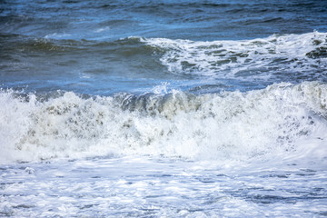 stormy ocean scenery background