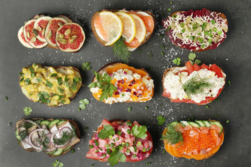 Smorrebrod is a traditional Scandinavian open-faced sandwich