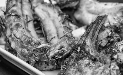 Rosticciana meat, italian cuisine specialy