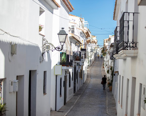 Obraz premium Pueblo Mediterráneo durante el día