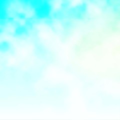 Light BLUE vector template with sky, clouds. Gradient illustration with colorful sky, clouds. Pattern for your booklets, leaflets.