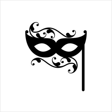 recommend clip art: Carnival, Masquerade Mask Icon