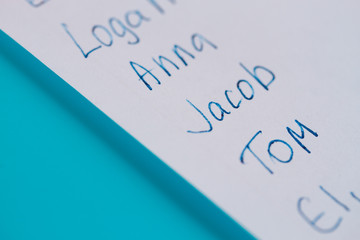 Choosing name for child