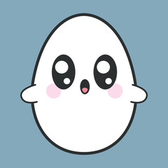 Cute Ghost Celebrating Halloween