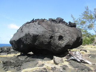 Roches volcaniques de la Reunion