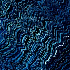 Light BLUE vector background with curves. Gradient illustration in simple style with bows. Best design for your ad, poster, banner.