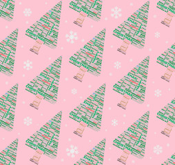 Christmas seamless pattern