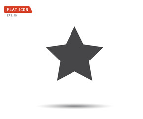 Obraz premium Clasic star Icon Vector, logo flat eps, illustration
