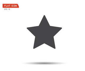 Obraz premium Clasic star Icon Vector, logo flat eps, illustration