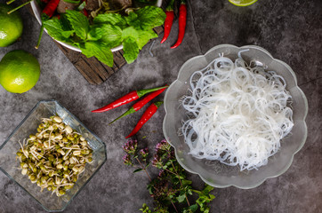 Pho bo soup