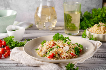 Couscous with chicken