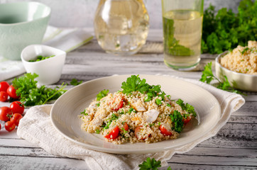 Couscous with chicken