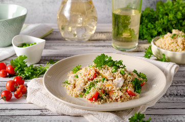 Couscous with chicken