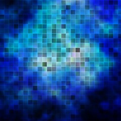 Dark BLUE vector template with rectangles.