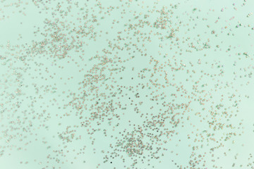 Texture made of silver glitter stars