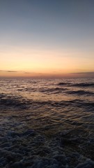 Obraz premium sunset over the sea