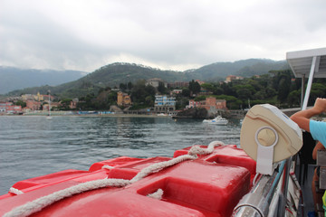 Lasciare Levanto in battello