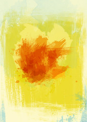 abstract grunge background orange and yellow