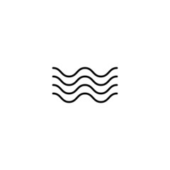 Wave icon. Sign vector design