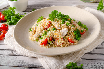 Couscous with chicken