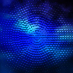 Light BLUE vector pattern with abstract stars. Colorful illustration with abstract gradient stars. Best design for your ad, poster, banner.