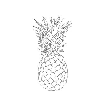 Simple pineapple design 