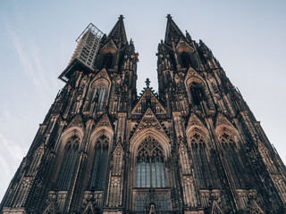 World Famous Cologne Cathedral also called K&ouml;lner Dom on a sunny day in Cologne, Germany