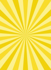 Sunlight vertical abstract background. gold yellow color burst background.