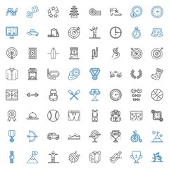 sport icons set