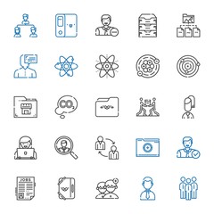 Fototapeta premium organization icons set