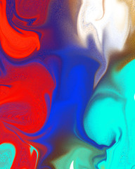 Painting in impressionism style. on watercolor ribbed paper. Can be used to create printed...