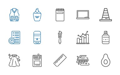 drawing icons set
