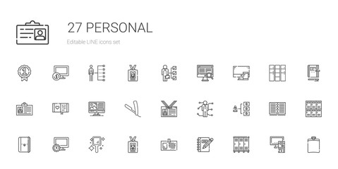 personal icons set