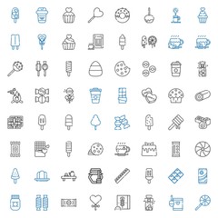 sugar icons set