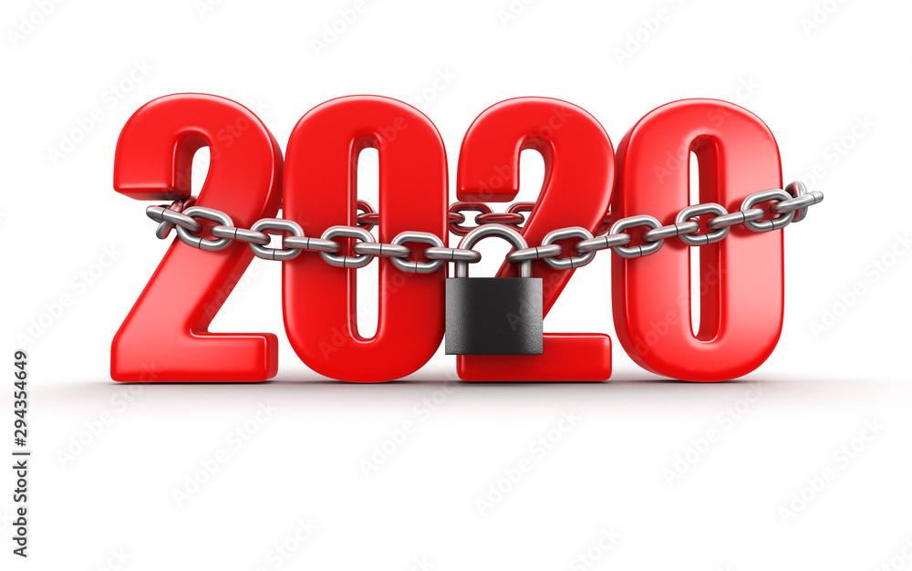 Poster 2020 and lock (clipping path included)