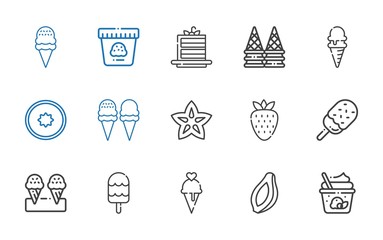 Fototapeta premium strawberry icons set