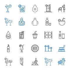 soda icons set