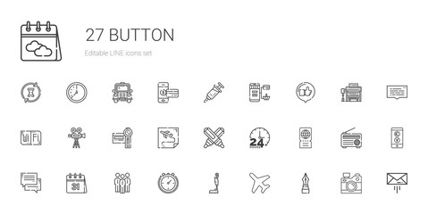 Fototapeta na wymiar button icons set