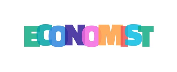 Economist word concept