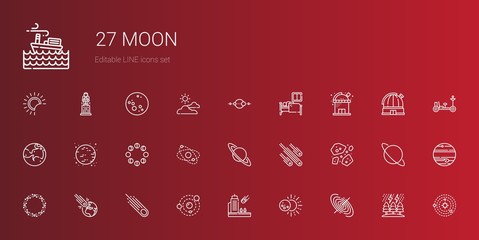moon icons set © NinjaStudio