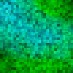 Light Green vector pattern in square style.