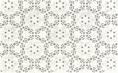 Black and white Repetitive pattern background. Vintage decorative elements. Picture for creative wallpaper or design art work.
