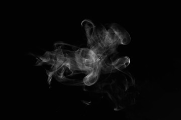 Fototapeta premium effect smoke back & white stock image back ground