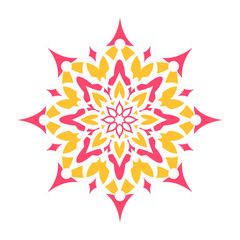 Abstract color decorative element for design.