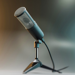 old microphone